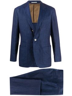 Brunello Cucinelli костюм-двойка в тонкую полоску