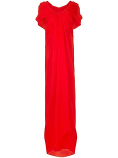 Paule Ka длинное платье с драпировкой