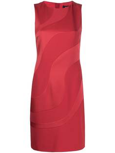 Paule Ka платье с атласной вставкой