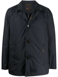 Moorer однобортное пальто Bernini