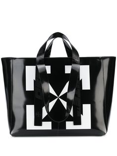 Off-White сумка-тоут с логотипом