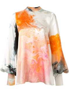 Roksanda блузка Orange Explosion с принтом
