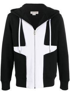 Alexander McQueen худи со вставками