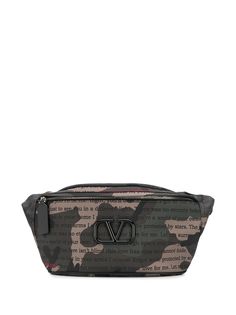 Valentino Garavani поясная сумка с логотипом VLogo