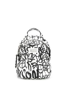 Maison Margiela рюкзак с принтом граффити
