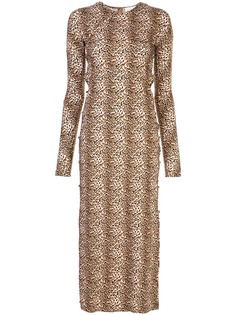 Marcia платье с леопардовым принтом