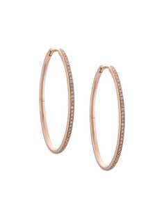 Eva Fehren серьги-кольца Infinity из розового золота с бриллиантами