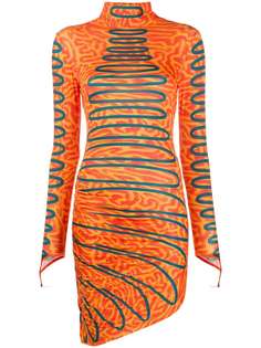 Maisie Wilen платье асимметричного кроя с абстрактным принтом