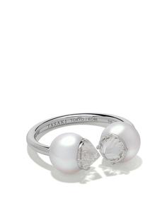 TASAKI платиновое кольцо Refined Rebellon с жемчугом и бриллиантами