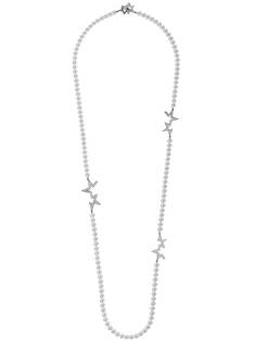 TASAKI колье Abstract Star из белого золота с жемчугом и бриллиантами