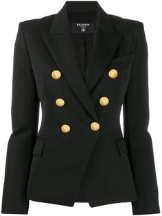 Balmain двубортный блейзер