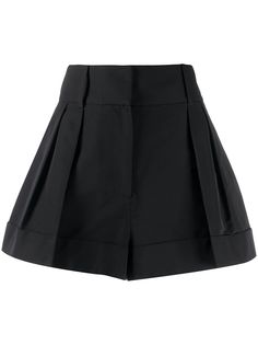 Valentino расклешенные шорты со складками