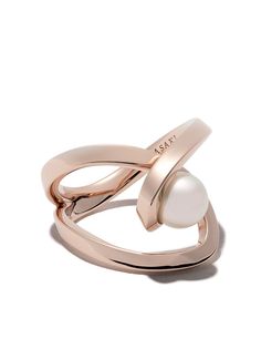 TASAKI кольцо Aurora из розового золота с жемчугом Акойя