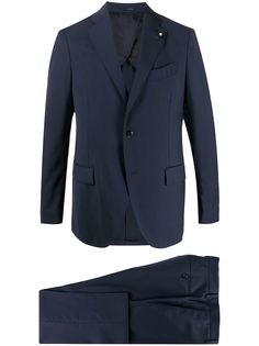 Lardini костюм-двойка узкого кроя
