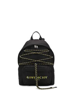 Givenchy рюкзак с контрастной отделкой