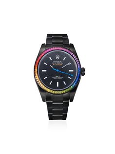 MAD Paris кастомизированные наручные часы Rolex Milgauss Rainbow 35 мм