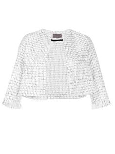 Talbot Runhof твидовый пиджак Nununu