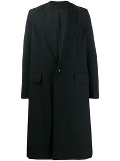 AMI длинное пальто на двух пуговицах