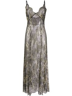 Gilda & Pearl длинное платье-комбинация Melitza