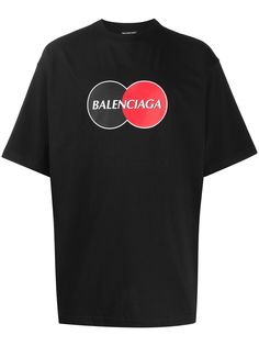 Balenciaga футболка оверсайз с логотипом
