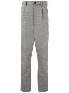 Doublet брюки в ломаную клетку
