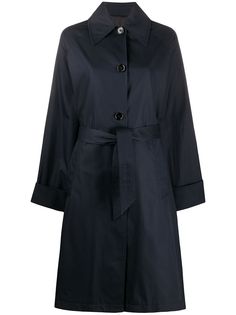 MM6 Maison Margiela однобортное пальто с поясом