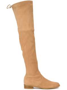 Stuart Weitzman ботфорты на низком каблуке