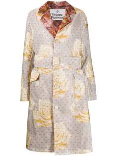 Vivienne Westwood пальто с принтом и поясом
