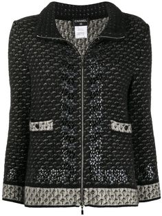 Chanel Pre-Owned кардиган на молнии