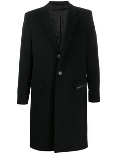 Givenchy однобортное пальто миди