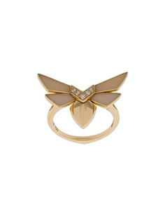 Stephen Webster кольцо Winged Bug из желтого золота с опалом и бриллиантами