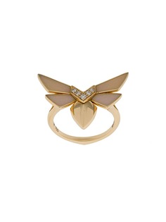 Stephen Webster кольцо Winged Bug из желтого золота с опалом и бриллиантами