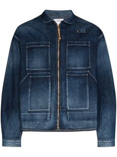 visvim джинсовая куртка с карманами