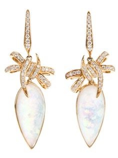 Stephen Webster серьги с бриллиантами Forget Me Knot