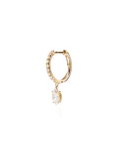 Anita Ko серьга-кольцо из желтого золота с бриллиантами