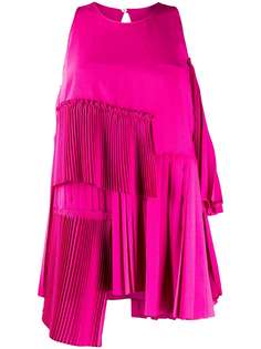 Nº21 плиссированный топ асимметричного кроя