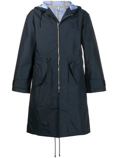 LOEWE пальто на молнии с капюшоном