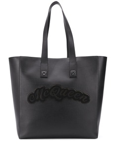 Alexander McQueen объемная сумка-тоут Rock