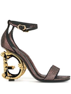 Dolce & Gabbana босоножки на скульптурном каблуке