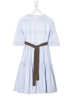 Brunello Cucinelli Kids платье в полоску