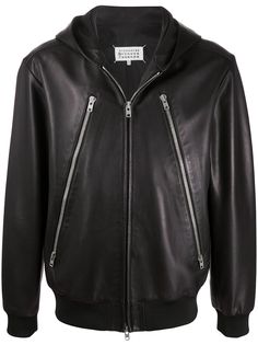 Maison Margiela бомбер с капюшоном