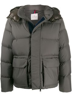 Moncler пуховик с капюшоном