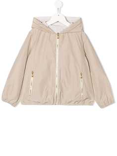 Brunello Cucinelli Kids куртка на молнии с капюшоном