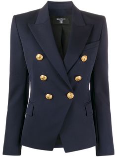 Balmain двубортный блейзер