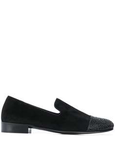 Giuseppe Zanotti лоферы с контрастным носком