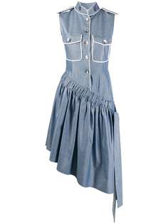 Atu Body Couture платье-рубашка асимметричного кроя с блестками