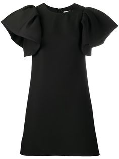 Valentino платье с оборками на рукавах