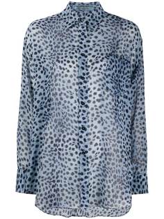 Ermanno Scervino рубашка с леопардовым принтом