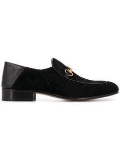 Gucci лоферы Horsebit с узором GucciGhost