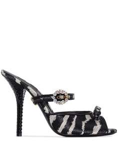 Dolce & Gabbana мюли Fria 105 с кристаллами